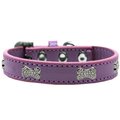 Pet Pal Crystal Bone Premium Dog CollarLavender Size 18 PE796918